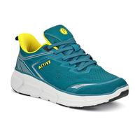 Wide-Fit Memory Foam Trainers - Aqua Size 11