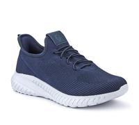 Easy Step in Wide Fit Trainers - Navy Size 10