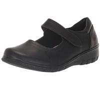 Easy Street Women's Archer Mary Jane Flat, Black, 6 UK