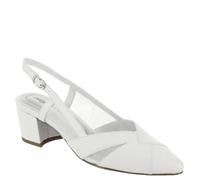 Easy Street Women's Avena Pump, White, 7.5 UK
