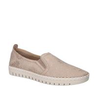 Easy Street Women's Fresh Sneaker, Champagne Snake, 7.5 X-Wide