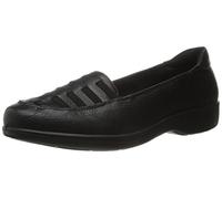 Easy Street Women's Genesis Flat, Black Burnish, 8.5 Narrow