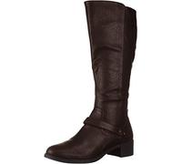 Easy Street Women's Jewel Knee High Boot, Brown, 10 Wide