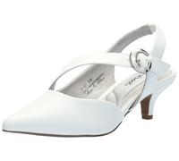 Easy Street Women's Sarita Pump, White, 5 UK