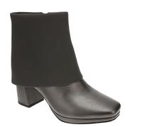Easy Street Women's Sutton Boots, Pewter-lamy, 8.5 X-Wide