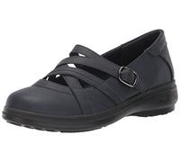 Easy Street Women's Wise Mary Jane Flat, Navy/Gore, 5.5 UK