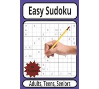 Easy Sudoku: 50 carefully crafted word puzzles, 3 Levels, Solutions Included, Easy to read print, For birthdays, holidays, or any occasion.