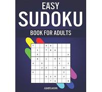 Easy Sudoku Book for Adults: 365 Simple Sudokus with Solutions - A4