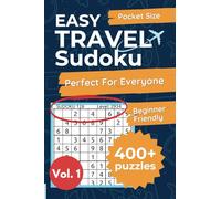 Easy Sudoku Book Travel Size: 4x6 Sudoku Puzzle Book For Adults Vol 1