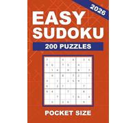 Easy Sudoku for Adults: 200 Easy Sudoku Puzzles | Pocket Size Travel-Friendly Puzzle Book (Pocket Sudoku Puzzle Books)