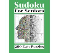 Easy Sudoku for Seniors: Sudoku Puzzle Book | Great Mental Exercise | Boost Memory | Perfect for Beginners…Solutions Included