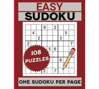 Easy Sudoku ~ One Puzzle Per Page ~ Vol. 1 (Easy, Medium, and Hard Sudoku Puzzle Books - 8 x 10 Pages With Only One Puzzle Per Page)