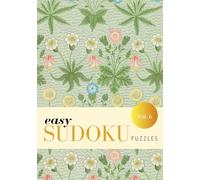 Easy Sudoku Puzzle Book: One Puzzle per Page | Pretty Floral William Morris Cover Perfect Gift for Adults, Women & Seniors (Travel Sudoku - Easy)