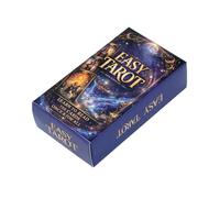 Easy Tarot - 78 Pieces Fun Easy Board Game Party Favors,Party Playing Cards Tarot Deck | for Adults Men Women Families Friends Beginners Social Gatherings