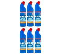 Easy Thick Bleach 750ml (Pack Of 6) | Thick Toilet Bleach | Easy Cleaning | Destroys Odours | Stain Removar | Kills Germs | All Purpose Cleaner