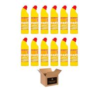 Easy Thick Bleach Multipurpose Cleaner | Removes 99.9% Germs | 24 Hour Germ Protection | Toilet Cleaner, Odour Eliminator, Stain Remover, Limescale Protection - 750ml (12, Citrus)