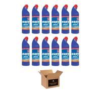 Easy Thick Bleach Multipurpose Cleaner | Removes 99.9% Germs | 24 Hour Germ Protection | Toilet Cleaner, Odour Eliminator, Stain Remover, Limescale Protection - 750ml (12, Original)