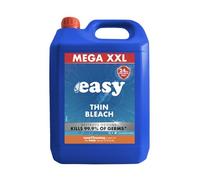 Easy Thin Bleach Mega Disinfectant Cleaner, Removes Stains, Multi-Surface Household Cleaner, Efficient, and Long-Lasting Bathroom, Drains, and Toilets, Keeps Bathrooms and Kitchens Fresh,