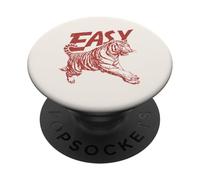 Easy Tiger. Retro Graphic PopSockets Adhesive PopGrip