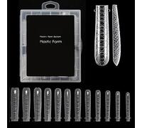 Easy To Apply Nails Forms For Gel Nails Building Full Coverage Multi Size Extension For Professional Results