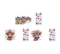 Easy to Apply Statics Cling Window Sticker, 1511 Three piece Set
