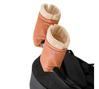 Easy to Assemble Baby Strollers Gloves with Button Attachment Windproof Waterproof Plush Lined for Strollers Bike Use Cold Weather Gloves