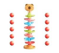 Easy to Assemble Infant Ball Track Toy Promoting Learning and Cognitive Development for 0-3 Year Olds Colorful Educational Balls Track Toy for Babies Aid in Cause and Effect Understanding and Sensory
