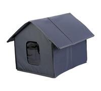 Easy to assemble insulated cat house, winter shelter outdoor use, outdoor warm house for stray cats