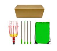 Easy to Assemble Telescopic Fruit Pickers Rod Easy Assembly Fruit Harvesters Ideal for Home Gardens and Farms Harvesting Tool