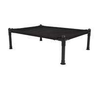 Easy to Assemble Washable Stylish Design Cooling Dog Bed Multifunctional Off Ground Dog Cot Bed, Ideal for Hot Days, Oxford Fabric+Steel Pipe (XL 39x39x12.5cm / 15.4x15.4x4.9in)