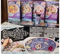 Easy to Bake Ultimate Oven Set with Cookie, Pizza, Pretzel Mixes, Baking Accessories, Red Velvet Mix, 3 Pieces