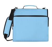 Easy to Carry 3 Ring Binder, Light Sky Blue Water Resistant Binder for College for Nursing Students