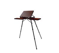 Easy to Carry Easel Brown Vintage Box Easel Wooden Easel Suitable for Professional Artists 40-90CM