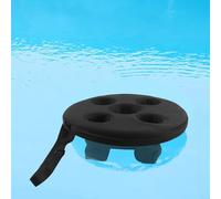 Easy to Carry Floating Drink Holder 5 Hole For Pool Beverage Tray Made of Foam and Cloth for Outdoor Enjoyment
