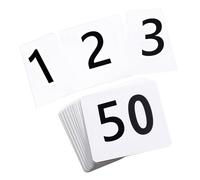 Easy to carry numbered sheet cards for restaurants and banquets wedding table number party seat arrangement