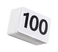 Easy to carry numbered sheet cards for restaurants and banquets wedding table number party seat arrangement