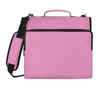 Easy to Carry Portfolio Organizer, Flamingo Water Resistant Binder for College for Professionals