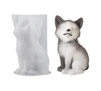 Easy to Clean Animal Shaped Silicone Mold Foxes Expory Resin for Project Great for Gift Making Animal Statue Silicone