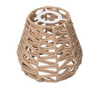 Easy to Clean Rattan Lampshades Artistic Weave Lampshades Easy Installation Suitable for Houses Restaurant and Home Multifunctional Light Cover