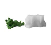Easy to Clean Silicone Animal Mold for Making 3D Frogs Shape Ornament Perfect Present for Crafting Enthusiasts Mold