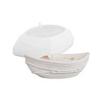 Easy to Clean Silicone Mold Canoes Shape Crafting Supplies Holders and Bowls Great for Home Decorations Rope Holder Mold