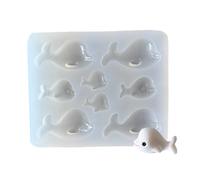 Easy to Clean Silicone Mold Dolphin Shaped Accessories Jewelry Accessory Making for Craftsmen Epoxy Resin Casting