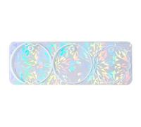 Easy to Clean Silicone Mold Name Plate Moulds Practical Lid Name Sheets Molds Silicone Resin Moulds for Cup Labeling Cup Mold