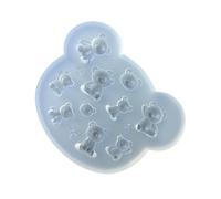 Easy to Clean Silicone Mold Small Bear Themed Accessories Elegant Jewelry Accessory Making for Craftsmen Resin Jewelry Mold