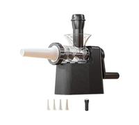 Easy to Cleaning Sausage Stuffer Hand Operated for Homemade Sausages Multiple Nozzles Included Stable Nonslip Base Manual Filler Multiple Nozzle Easy Nonslip Sausage