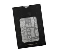 Easy to Cleaning Stainless Steel Nails Stamp Transfer Plate for Professional and Personalize Artists Stainless Steel Plate