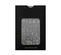 Easy to Cleaning Stainless Steel Nails Stamp Transfer Plate for Professional and Personalize Nails Artists Craft Stamping Plate