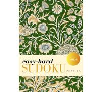 Easy to Hard Mixed Sudoku Puzzle Book: One Puzzle per Page | Pretty Floral William Morris Brain Health Gift for Adults, Women & Seniors