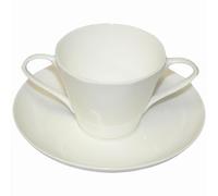 Easy to Hold Bone China Cup and Saucer Healthcare