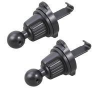 Easy to Install Adjustable Viewing Angles Car Phone Hook for Hands Free Calling and Navigation Long Distance Units 2 Pack